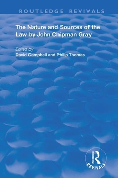 The Nature and Sources of the Law