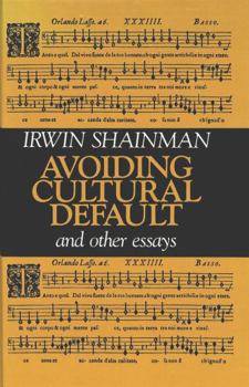 Hardcover Avoiding Cultural Default and Other Essays Book