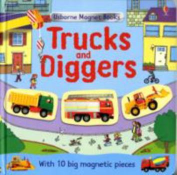 Trucks and Diggers - Book  of the Usborne Magnet Books