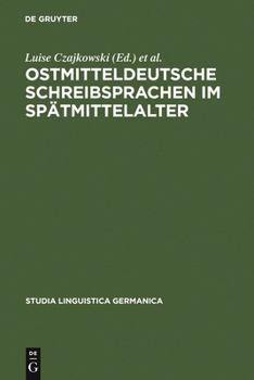 Hardcover Ostmitteldeutsche Schreibsprachen Im Spatmittelalter [German] Book