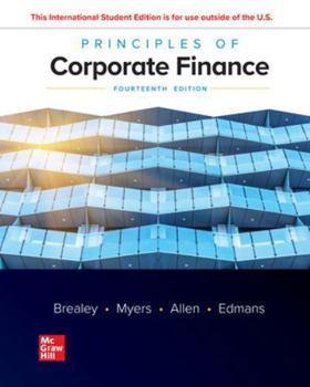 Paperback Principles of Corporate Finance ISE Book
