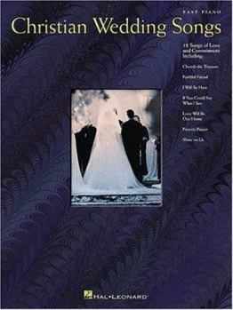 Paperback Christian Wedding Songs: Easy Piano Book