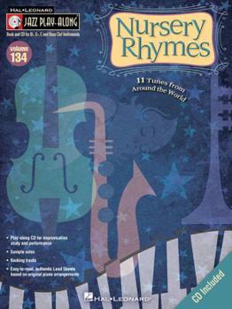 Paperback Nursery Rhymes: Jazz Play-Along Volume 134 Book