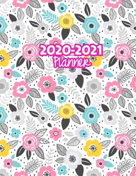 2020-2021 Planner: Two Year Calendar Organizer and Goal Journal | January 2020 - December 2021 Daily, Weekly and Monthly Planner Book with Back Sticker Expression Wall for 2 Years | Design Code 189968
