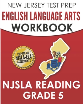 Paperback NEW JERSEY TEST PREP English Language Arts Workbook NJSLA Reading Grade 5: Preparation for the NJSLA-ELA Book