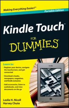Paperback Kindle Touch for Dummies Portable Edition Book