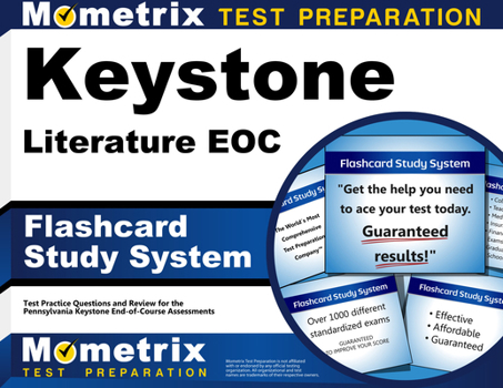 Cards Keystone Literature Eoc Flashcard Study System: Keystone Eoc Test Practice Questions & Exam Review for the Pennsylvania Keystone End-Of-Course Assessm Book