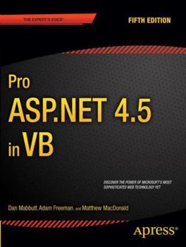 Paperback Pro ASP.NET 4.5 in VB Book