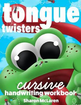 Paperback Tongue Twisters Cursive Handwriting Workbook Book