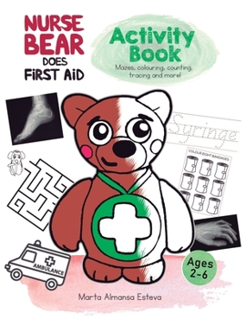 Paperback Nurse Bear Does First Aid Activity Book