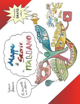 Paperback Mappe e Storie in Italiano: Con audio gratis online! [Italian] Book