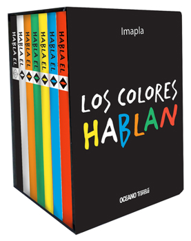 Hardcover Los Colores Hablan (Cajita Con 7 Libros Pop-Up) [Spanish] Book