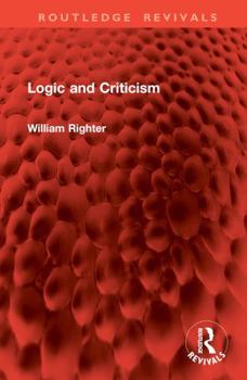 Hardcover Logic and Criticism Book