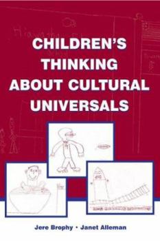 Hardcover Children's Thinking About Cultural Universals Book