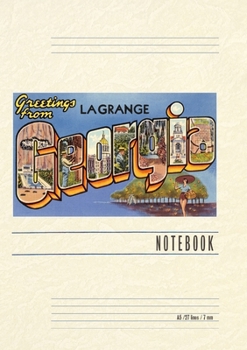 Paperback Vintage Lined Notebook Greetings from La Grange Book