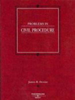 Paperback Devine's Problems in Civil Procedure Book
