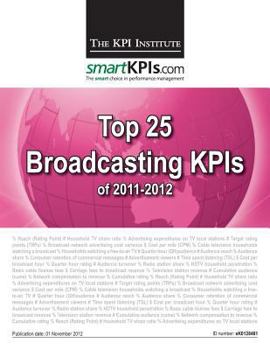 Paperback Top 25 Broadcasting KPIs of 2011-2012 Book