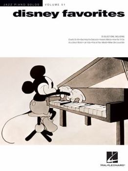Paperback Disney Favorites: Jazz Piano Solos Series Volume 51 Book