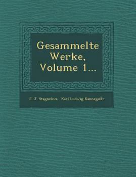 Paperback Gesammelte Werke, Volume 1... [German] Book