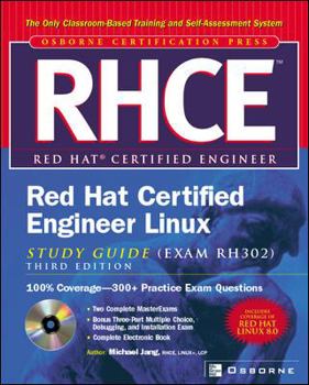 Hardcover RHCE Red Hat Certified Engineer Linux Study Guide: Exam (RH302) [With CDROM] Book