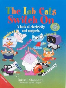Hardcover Lab Cats Switch on: Magnets & Electricity Book