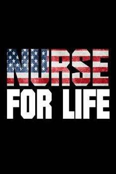 Paperback Nurse For Life: US Flag Nursing Career Gift Sketchbook Book