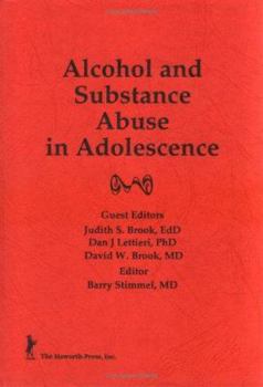 Hardcover Alcohol and Substance Abuse in Adolescence Book