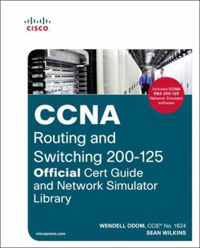 Hardcover CCNA Routing and Switching 200-125 Official Cert Guide and Network Simulator Library Book