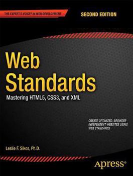 Paperback Web Standards: Mastering Html5, Css3, and XML Book