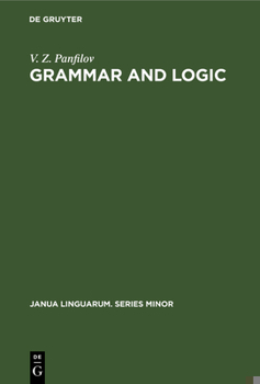 Hardcover Grammar and logic [German] Book