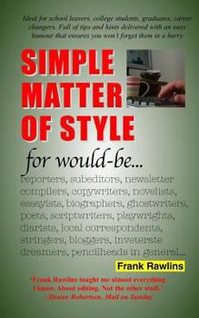 Paperback Simple Matter Of Style (The Little Primer) Book