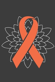 Paperback Writing About My Health Journey with Complex Regional Pain Syndrome: College Ruled Notebook (Simple Orange Awareness Ribbon Mandala Cover) Book