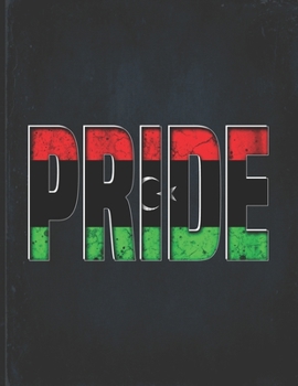 Pride: Libya Heritage Gift for Libyan Coworker from Tripoli  Undated Planner Daily Weekly Monthly Calendar Organizer Journal