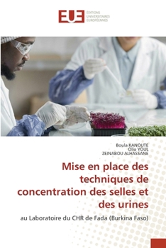 Paperback Mise en place des techniques de concentration des selles et des urines [French] Book