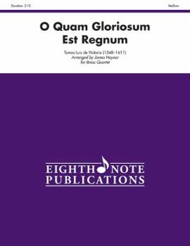Paperback O Quam Gloriosum Est Regnum: Score & Parts Book