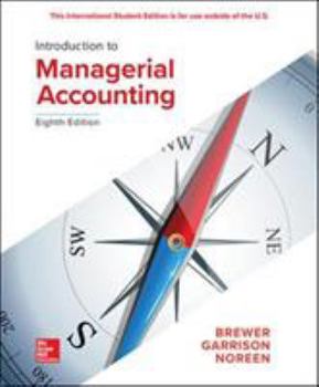 Paperback ISE Introduction to Managerial Accounting Book