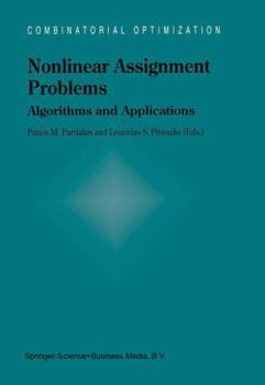 Paperback Nonlinear Assignment Problems: Algorithms and Applications Book