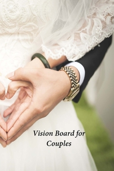 Paperback Vision Board for Couples: A Goal Tracker Journal Book