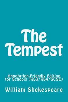 Paperback The Tempest: Annotation-Friendly Edition for Schools (KS3/KS4/GCSE) Book