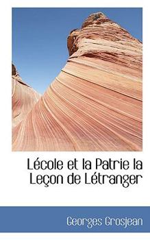 Hardcover L Cole Et La Patrie La Le on de L Tranger Book