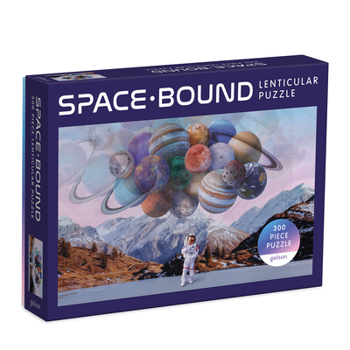 Misc. Space Bound 300 Piece Lenticular Puzzle Book