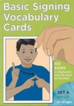 Cards Vocabulary Cards: Set A (Green) (Sign Language - Hearing Series/Set A) Book