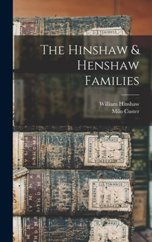 Hardcover The Hinshaw & Henshaw Families Book