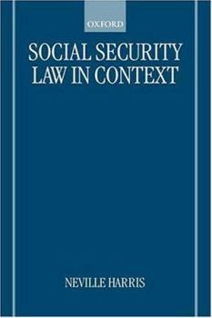 Paperback Social Security Law in Context Book