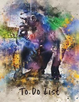 Paperback To Do List: Chimpanzee 2 8.5x11 Book