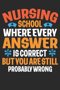 Nursing school where every answer is correct but you are still probably wrong