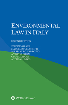Paperback Environmental Law in Italy Book