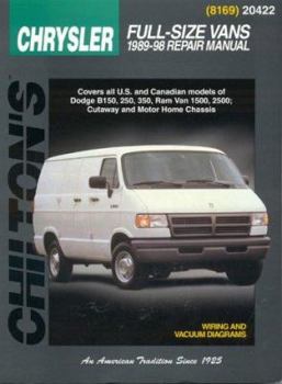 Paperback Dodge Vans, 1989-98 Book