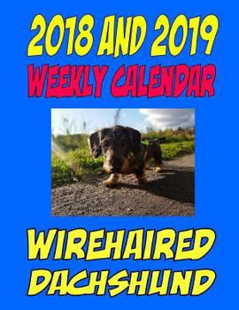 2018 and 2019 Weekly Calendar Wirehaired Dachshund: Two years dog calendar, personal info., notes and more