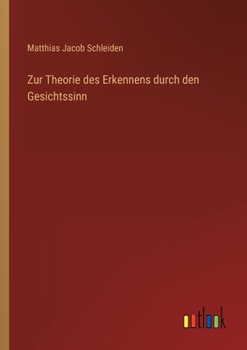 Paperback Zur Theorie des Erkennens durch den Gesichtssinn [German] Book